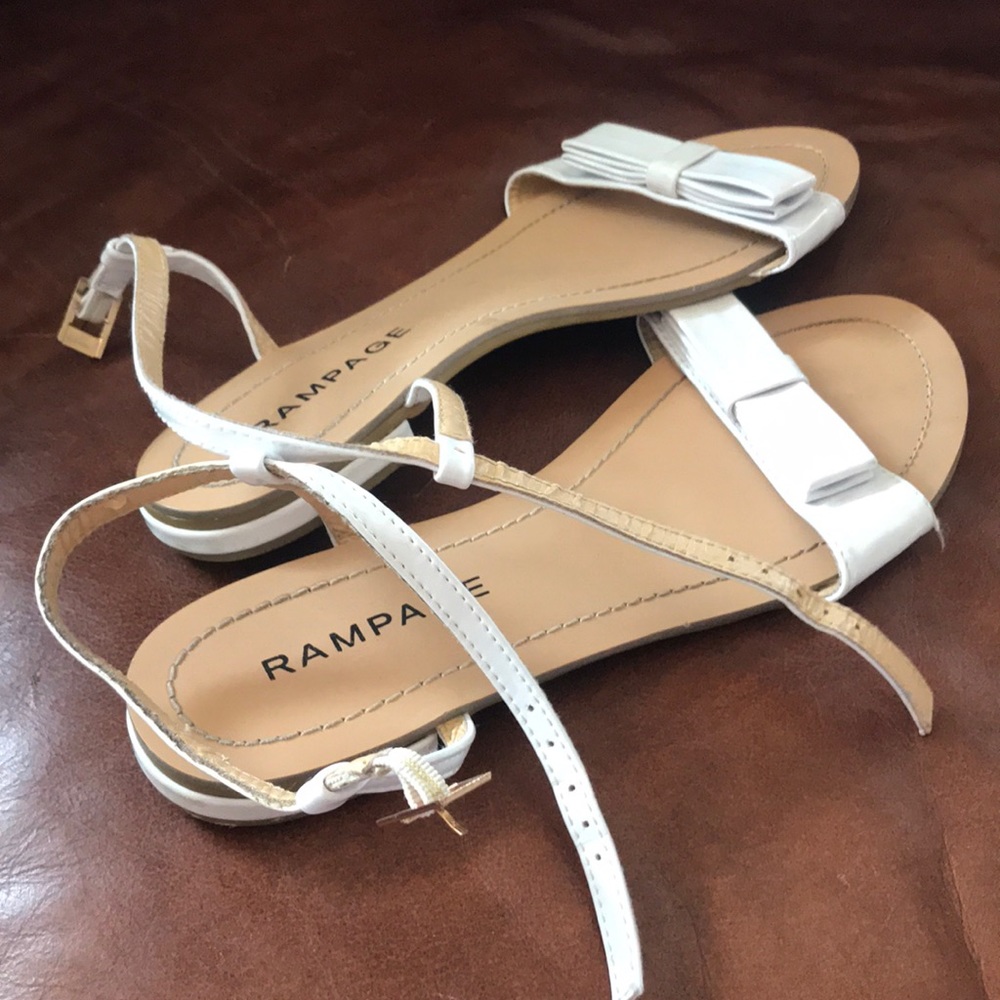 White Rampage Sandals
